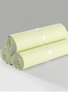 50pcs Milk Green Self-Adhesive Thickened Packaging Bags, Gift Bags Express Packaging Bags, NS Style Gift Packaging Bags Back To School