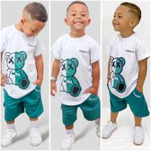 Young Boys Sets - Màu xanh chanh - Xem 4