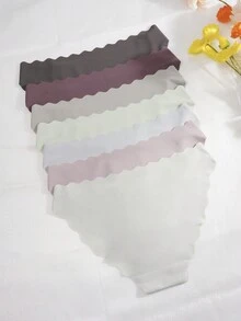 7pcs/Pack Ladies' Seamless Waves Comfortable & Breathable Hipster Panty - Multicolor - View 2