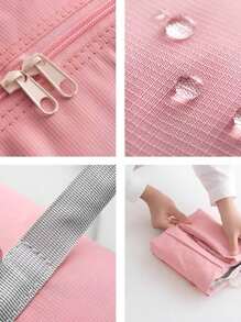 Bolsa Grande De Viaje Multifncional De Gran Capacidad, impermeable, Anti Polvo, Plegable. - Multicolor - Ver 4