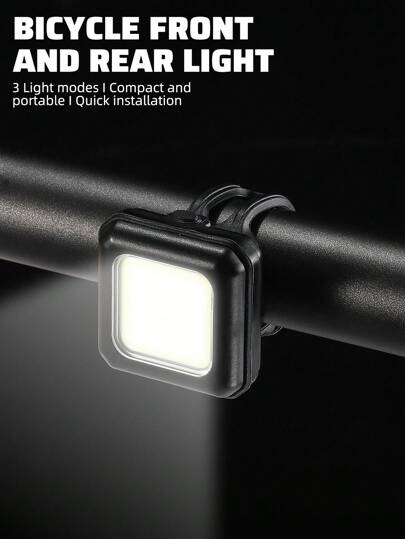  1pc WEST BIKING Bicycle Light Mountain/Road Bike High-Brightness Front/Back Light Set With Long Endurance For Night Riding