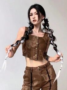 1 件泡泡辫欧美合成假发拳击油炸面团扭结编织接发长辫子组织甜美酷辣妹马尾扭发辫