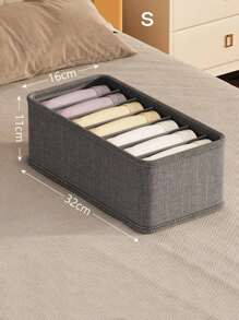 1 Pc Multifunctional Household Underwear Storage Box Drawer Divider Closet Organizer For Socks And Underpants Decorations Decor Festival Decor Room Decor Home Decor Decor Bedroom Decor Dress Pants Shoes Jeans Boots Skirtbedroom,Organizer,Organiser,Home Storage,White T Shirt Women,Black Pants Women,Ladies Winter Clothes,Dress,Winter Clothes For Ladies,Elegant Woman Dresses,White Shirt For Ladies,Long Sleeve,White Jumpsuit For Women,Spring Dresses For Women,Spring Outfits For Women,Spring,Spring Clothes,Minimalist,Summer Tops - Grey - View 2