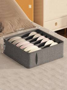 1 Pc Multifunctional Household Underwear Storage Box Drawer Divider Closet Organizer For Socks And Underpants Decorations Decor Festival Decor Room Decor Home Decor Decor Bedroom Decor Dress Pants Shoes Jeans Boots Skirtbedroom,Organizer,Organiser,Home Storage,White T Shirt Women,Black Pants Women,Ladies Winter Clothes,Dress,Winter Clothes For Ladies,Elegant Woman Dresses,White Shirt For Ladies,Long Sleeve,White Jumpsuit For Women,Spring Dresses For Women,Spring Outfits For Women,Spring,Spring Clothes,Minimalist,Summer Tops - Grey - View 3