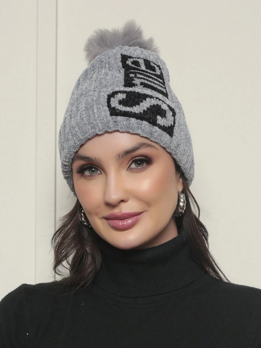 Touca Feminina de inverno Gorro Toca de frio Tendencia Smile 2024