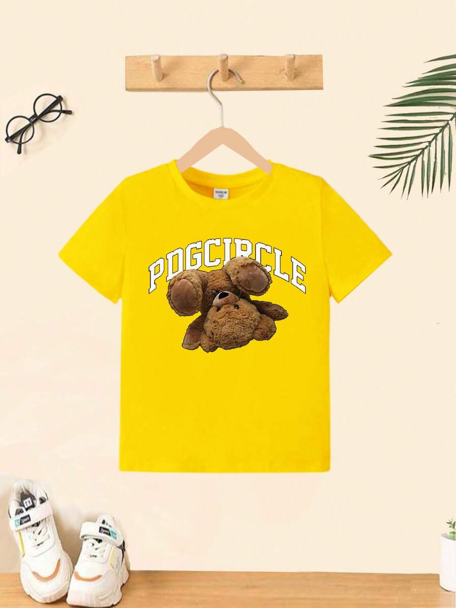 Tween Boys Shirts - Màu vàng - Xem 1