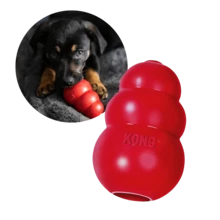 Juguete Interactivo Para Perros Kong Clásico Extra chico Rojo - Rojo - Ver 2