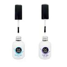 BASE Y TOP COAT GC NAILS 15ml NOVAMORE ESMALTE PARA UÑAS DE GEL SEMIPERMANENTE - transparente - Ver 2