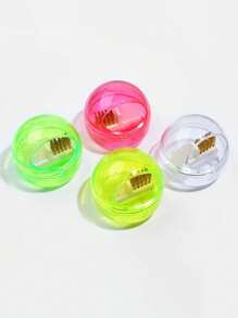 1pc Nail Art Cleaner Tool Case With Steel Wire Brush And Nylon Brush For Cleaning Carbide/Ceramic Nail Drill Bits