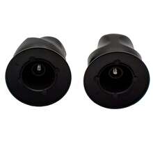 Manerales Para Regadera Moderno Negro Mate Standar 2 Pz - Negro - Ver 2