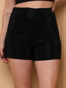 Women Shorts - Silver - View 2