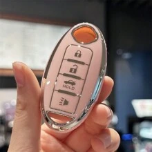 这款智能钥匙套适用于日产 Altima、Maxima、Rogue、Armada、Pathfinder、370Z、Kicks、Titan、Murano、Versa Note 以及英菲尼迪 FX35、QX60、Qashqai、X-Trail、Versa、Juke、Tiida Coupe、Armada、GTR 等车型，以及 Murano、Cross 和敞篷版车型。这款智能钥匙套可用作汽车配件、纪念品、包饰、万圣节服装、教师节圣诞礼物、包包配件以及带证件夹的挂绳。 - 彩色 - 查看 12