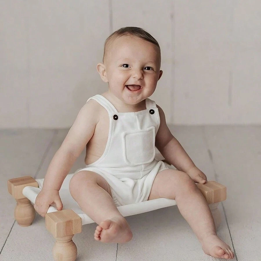 Newborn Photography Prop Small Bed, Doll Bed, Removable And Installable