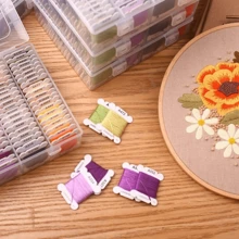 24/40/48/72/80/120 Colors DIY Embroidery Thread Multi-Color Embroidery Yarn For Sewing Embroidery Thread Set With Organizer Box - Multicolor - View 8