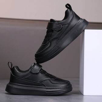 春季新款大童男孩休閒運動鞋，軟底跑步鞋