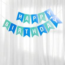 1set Gold Foil Happy Birthday Banner, Birthday Party Decorations, Triangle Flag Bunting For Party Props And Supplies,Christmas