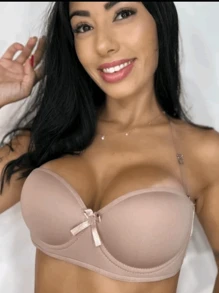 Kit 3 Sutiã Tomara Que Caia Pala Com Bojo e Alta Sustentação Alças Opcionais