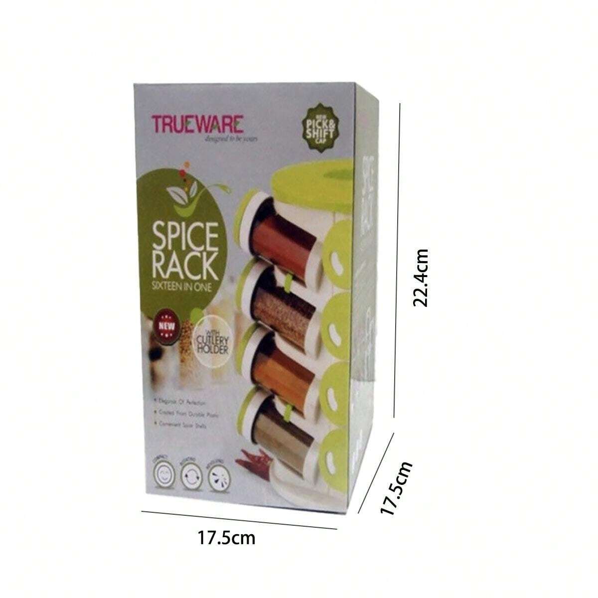 Peppers Container Rack Rotating Spice Rack With Seasoning Bottles, Pepper Containers, Kitchen ...