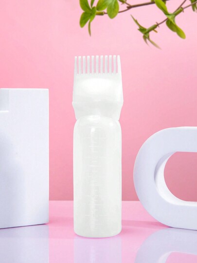 Root Comb Applicator Fles, Haar Olie Applicator Fles Voor Haarverf-1pc Haar Applicator Fles En Haar Hoofdhuid Massage Kam Root Comb Applicator Fles, Haar Olie Fles Applicator Haar Olie Applicator Haarkleur Olie Haarverf Bakolie Fles Navulbare Haarverf Kam Dispenser Fles Plastic Salon Haarverf Beauty Styling Tools, Haar Tools, Haarproducten En Accessoires Voor Kappers Salon Beauty Reis Essentials