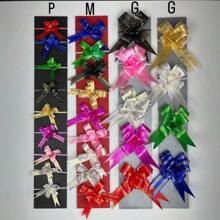 100 Laço Fácil Mágico Para Presente - P - M - G / Diversas Cores - 3 Tamanhos / Várias Cores