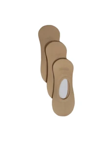 Paquete De 3 Pares De Medias Para Dama tipo Tin Protector - Camel - Ver 2