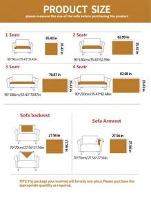 1pc Retro Solid Color Sofa Cushion, Four-Season Universal 2024 New Light Luxury Anti-Scratch Sofa Cover - Orange - View 2