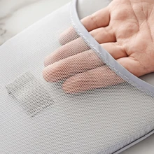2pcs Home Washable Ironing Board Mini Anti-Scald Iron Pad Cover Gloves Heat-Resistant Stain Garment Steamer Accessories For Clothes Laundry Handheld Conditioner Helper Home Washing Machine Accessories