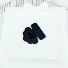 1pc Creative Metal Badge DON"T BE A THUNDERCUNT With Cute Cloud & Lightning Shape, Baked Enamel Alloy Brooch For Daily Outfits, Bags, Jackets Accessories Dress Accessories Pin For Clothes Bag Charm School Office Accessories Shirts Jewelry Christmas Halloween Clothes Pin Funny Teacher Gifts Costume Accessories Bag Charms - Black and White - View 3