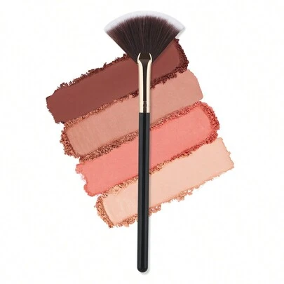 RANCAI 1 件装扇形刷套装，面膜刷，面膜涂抹刷，适用于撕拉式面膜，化妆工具，粉底刷，遮瑕刷，腮红刷，轮廓刷，修容刷，散粉刷，粉底刷，腮红刷，赠品