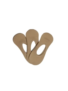 Paquete De 3 Pares De Medias Para Dama tipo Tin Protector - Camel - Ver 1