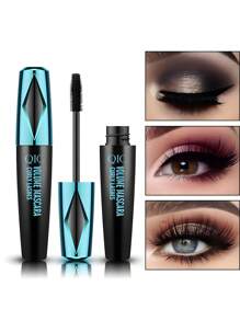 QIC 5D Silk Fiber Big Eye Lash Mascara, Mascara Black Volume And Length Intense Long Lasting, Waterproof No Clumping, Lengthening Volumizing Luxuriously Longer Mascara For Mother's Day,Women Summer Gift