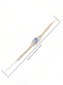 1 件 14k 镀金花朵 15 Anos 手链 适合女孩 15 周年情人节礼物 情人节、妈妈、母亲、母亲节、礼物