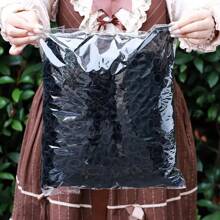 100 条高弹力时尚多色发带适合女士日常使用马尾辫发绳 - 款式 - 查看 18