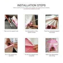 Casa De Niñas Castillo Princesa Juguete Interior Tienda - Azul - Ver 4