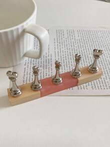 Decorazioni per unghie con mosaico in legno e resina, magnete solido con una base magnetica autosucchiante, due supporti per unghie a forma di cuore in lega bianca grandi e tre piccoli, un set di supporti per unghie in resina, cristallo e acciaio con perline stile retrò giapponese e coreano, per uso domestico, per esterno, per signore, madri, sorelle, mogli, per coppie, per matrimoni, per saloni di bellezza e unghie, per San Valentino