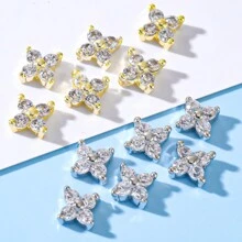 12/24 hạt đá trang trí móng tay hình cỏ ba lá phong cách Nhật Bản, đá trang trí móng tay hình cỏ ba lá bằng kim loại sang trọng, đồ trang trí móng tay bằng kim loại cao cấp theo phong cách Ins, đồ trang trí móng tay bằng kim loại tự làm, đồ trang trí móng tay, đồ dùng làm móng, nghệ thuật làm móng tối giản, đồ trang sức bằng đá trang trí móng tay - Nhiều màu - Xem 6