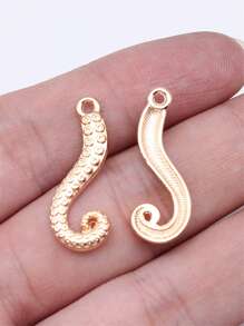 20入組26x10mm章魚腿吊墜，適用於手工珠寶製作DIY女式手鍊項鍊製作 - 章魚腿 - 查看 12