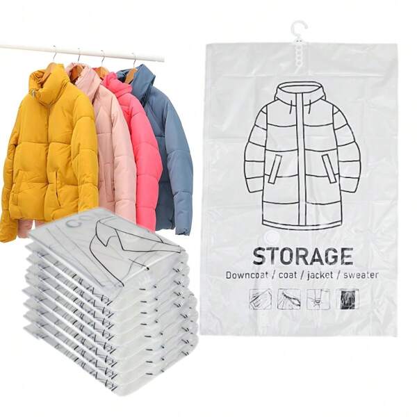 Bolsas colgantes de almacenamiento al vacío, bolsas colgantes ahorradoras de espacio grandes, bolsas de almacenamiento colgantes para ropa, sellado al vacío para trajes, vestidos, chaquetas, organizador de armarios para suministros de mudanza, decoraciones, decoración de festivales, decoración de habitaciones, decoración del hogar, decoración del dormitorio, organizador, almacenamiento doméstico, camiseta blanca para mujer, pantalones negros para mujer, ropa de invierno para damas, vestido, ropa de invierno para damas, vestidos elegantes para mujer, camisa blanca para damas, manga larga, mono blanco para mujer, vestidos de primavera para mujer, atuendos de primavera para mujer, primavera, ropa de primavera, minimalista, blusas de verano