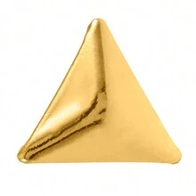 1 pieza de pendientes dorados con patrón, opción de combinación gratis adecuada para uso diario en citas DIY - Dorado - Ver 7