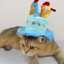 Mũ sinh nhật cho chó nến đầy màu sắc sang trọng - Mũ dự tiệc cho thú cưng có thể điều chỉnh, tuyệt vời để kỷ niệm những người bạn lông xù "Những ngày đặc biệt - Nhiều màu - Xem 5