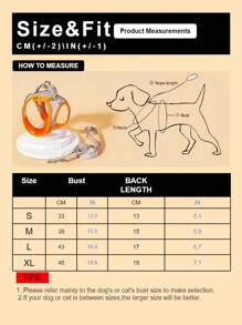 1pc Pet Bow Harness, Suitable For Daily Wear - Multicolor - View 4