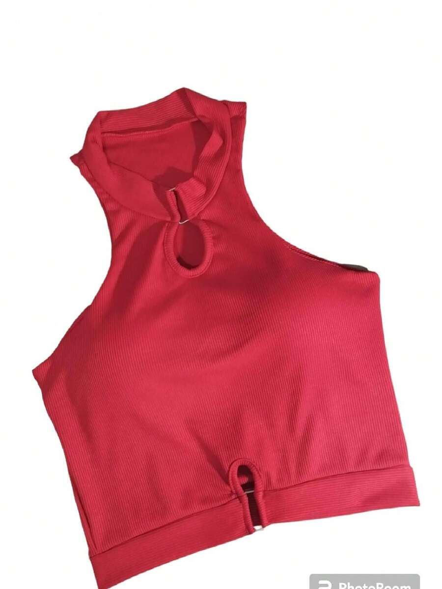 Women Tank Tops & Camis - 紅色 - 查看 1