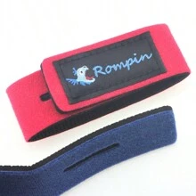 Rompin Dây đai cần câu co giãn có khóa dán, dùng để cố định cần câu mồi, chống trượt, dùng để buộc đồ câu, có lỗ khoen dẫn hướng. - trái cam - Xem 8