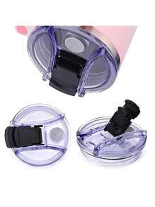 Acessórios universais para garrafas de água esportivas, Tampa anti-vazamento de silicone para copo de vidro de 40 oz, Tampa de reposição para copo de água anti-transbordamento.