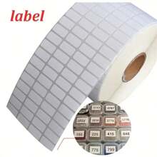 500/640pcs Diamond Painting Accessories Labels Storage Container Sticker Sheets Name Number Labels White Rectangle Stickers Small Blank Self Adhesive Writable Square Stickers 5D DIY Diamond Art Tools For Adults And Kid Back To School