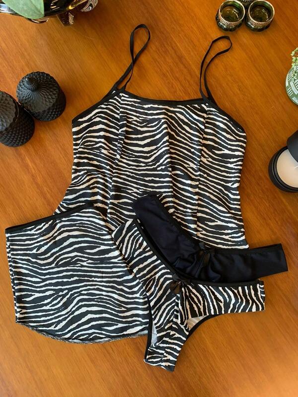 Pijama feminino conjunto de dormir estampado