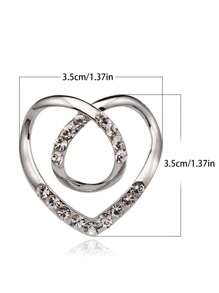 2 phụ kiện quần áo đa chức năng thiết kế mới có thể sử dụng làm khóa khăn quàng cổ, nút cao cấp, khóa thắt lưng đính đá và trâm cài. Chăm sóc cơ thể khi đi du lịch, thể thao, ngoài trời, thắt lưng làm mát mùa hè, bãi biển, du lịch - Bạc - Xem 2