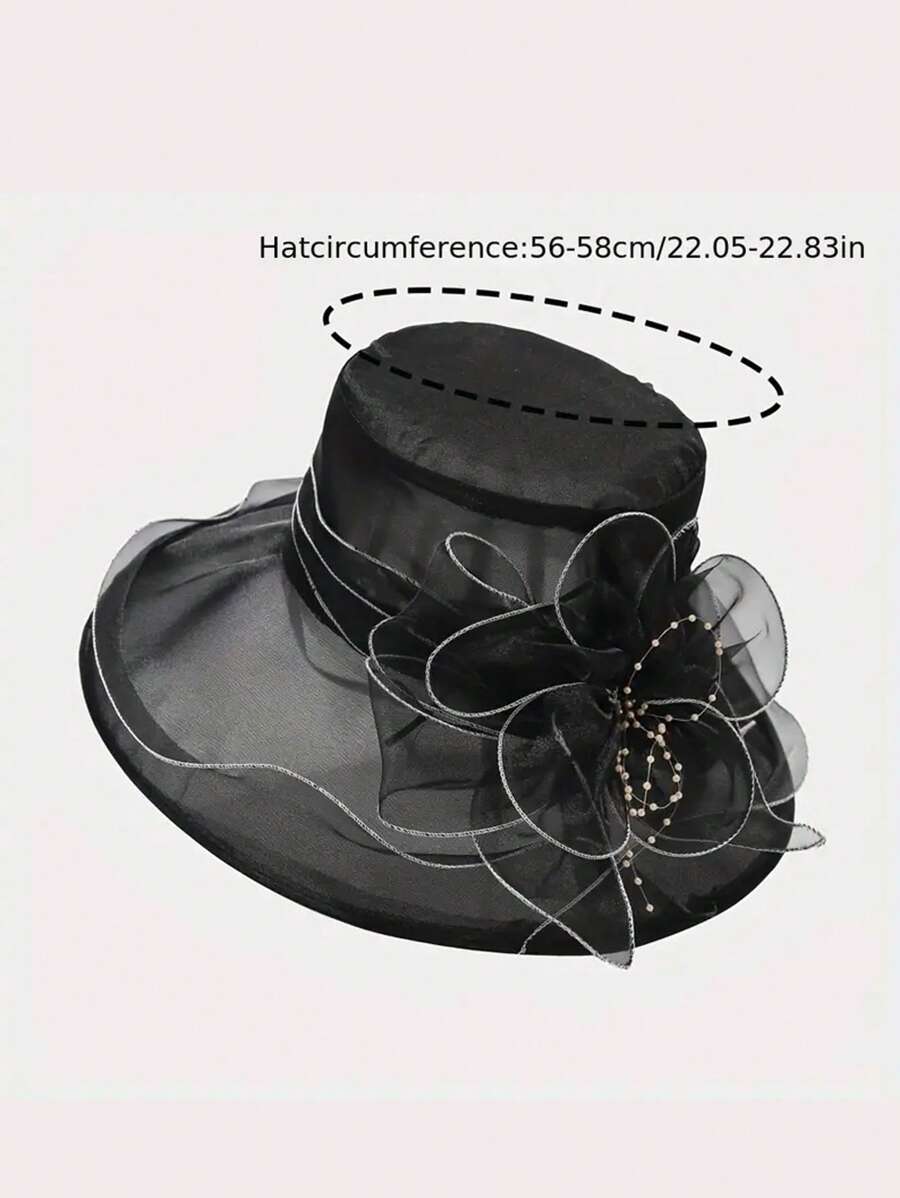 Chapeau De Soleil élégant Et Respirant Pour Femme, Chapeau De