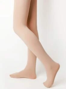 1 quần tất giữ nhiệt dày màu da cho nữ có lót giữ nhiệt, quần tất thời trang mùa thu đông - Màu be - Xem 6