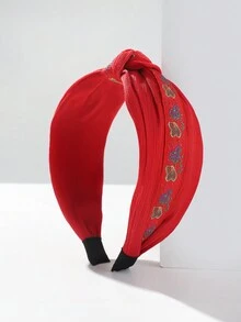 Dây buộc tóc cơ bản đơn giản, kiểu Trung Quốc mới, trang phục hàng ngày đơn giản và tươi mới, phụ kiện tóc màu hồng 1 chiếc Boho - Nhiều màu - Xem 6